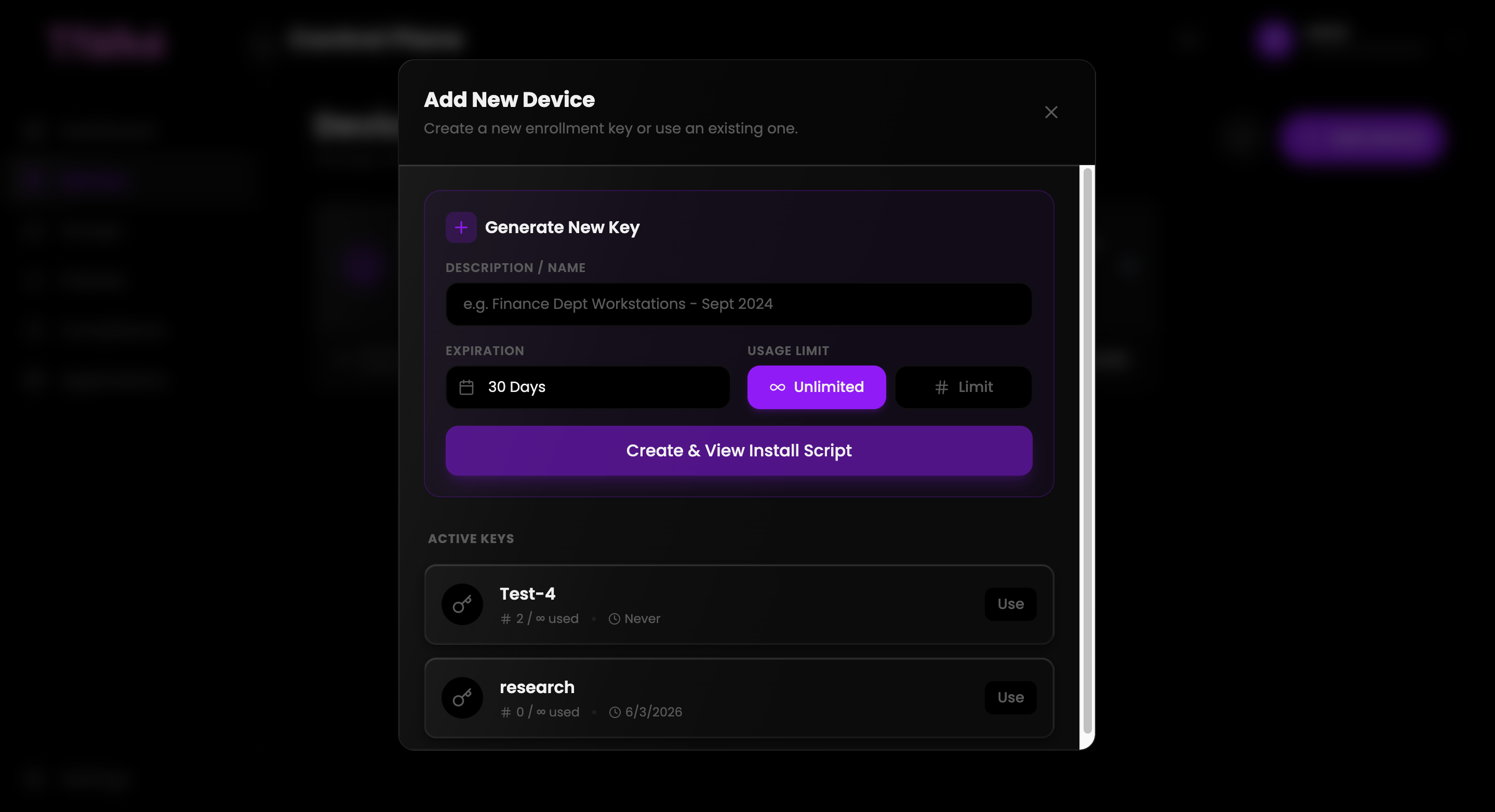 Add New Device