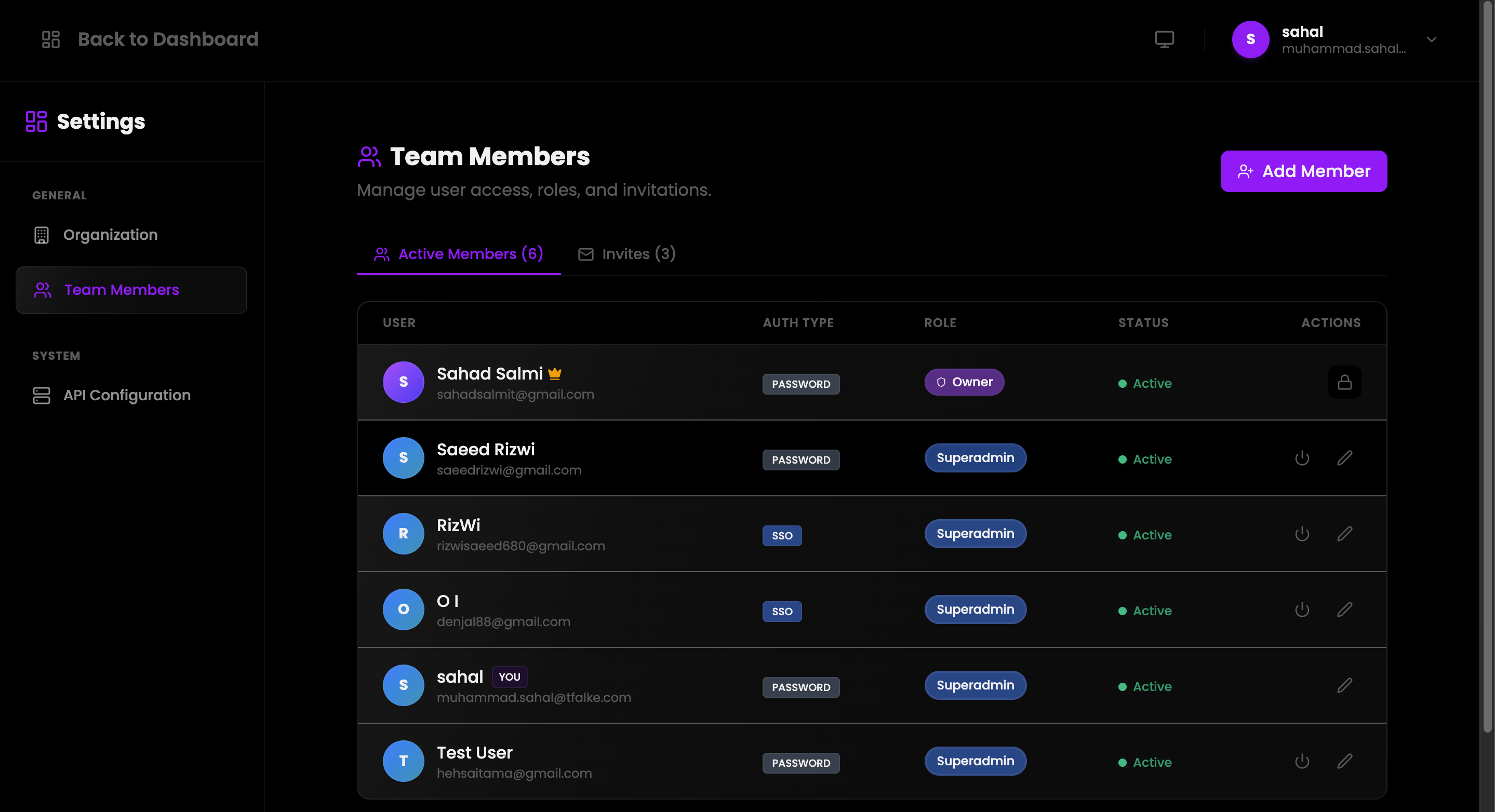 Team Members